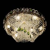 Люстра Жасмин Каскад зеленый в Сочи