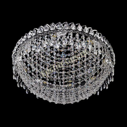 Люстра Жасмин Сетка 700 мм в Сочи Гусь Хрустальный