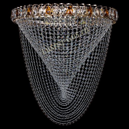 Люстра ﻿Жасмин Веер чайный в Сочи Гусь Хрустальный