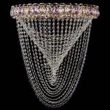 Люстра ﻿Жасмин Веер фиолетовая в Сочи