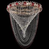 Люстра ﻿Жасмин Веер красная в Сочи