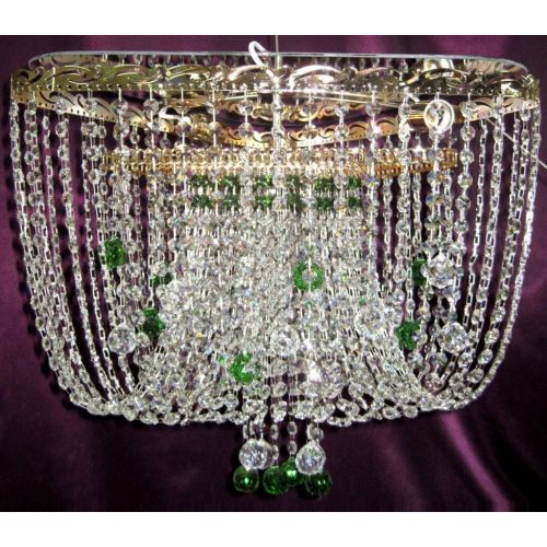 Люстра Капель Треугольник Сфера цветная в Сочи Гусь Хрустальный