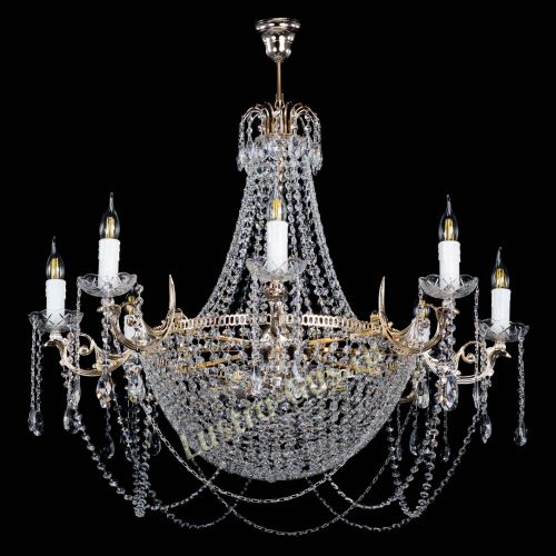 Люстра Елизавета №13 Купол в Сочи Гусь Хрустальный