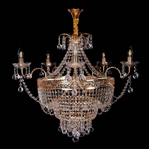 Люстра Валенсия №9 рожковая в Сочи Гусь Хрустальный