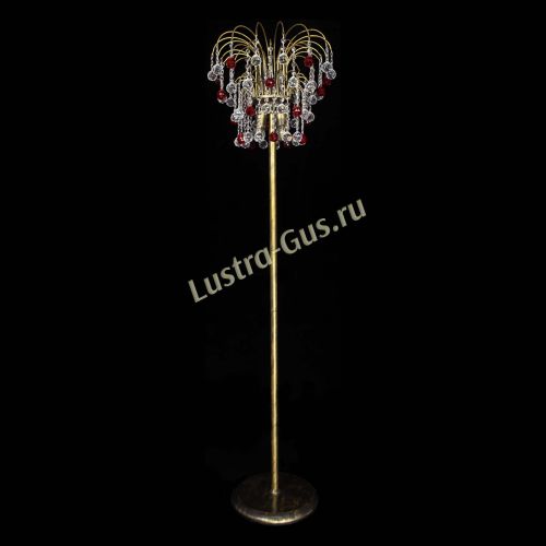 Торшер Агата шар под бронзу Красный в Сочи Торшер Агата шар под бронзу Красный в Сочи