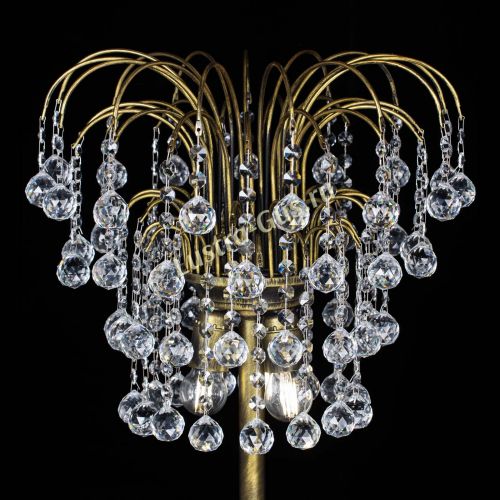 Торшер Агата шар под бронзу в Сочи Гусь Хрустальный