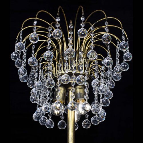 Торшер Агата шар под бронзу в Сочи Гусь Хрустальный