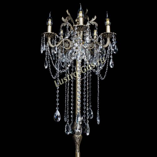 Бронзовый торшер Антей №5/2 в Сочи Гусь Хрустальный