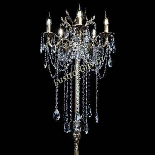 Бронзовый торшер Антей №5/2 в Сочи Гусь Хрустальный