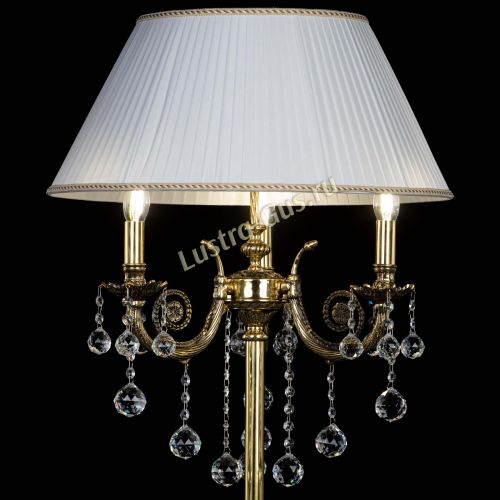 Бронзовый торшер Антик №3/2 шар в Сочи Гусь Хрустальный