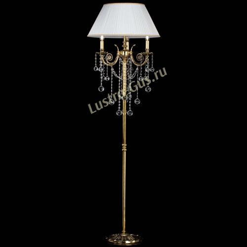 Бронзовый торшер Антик №3 шар в Сочи Гусь Хрустальный