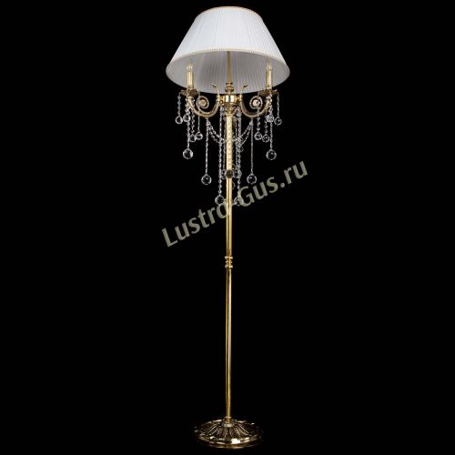 Бронзовый торшер Антик №3 шар в Сочи Гусь Хрустальный