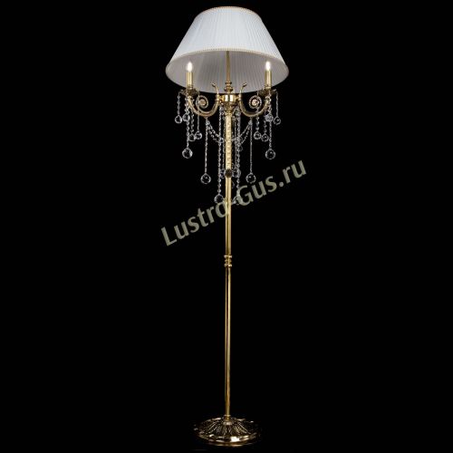 Бронзовый торшер Антик №3 шар в Сочи Гусь Хрустальный