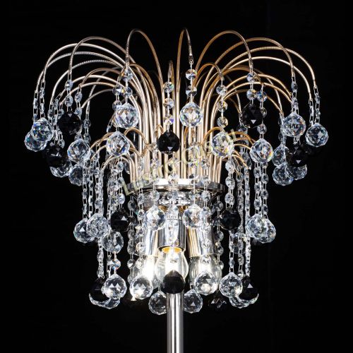 Торшер Акация шар черный в Сочи Гусь Хрустальный