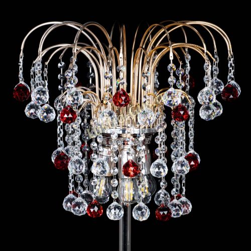Торшер Акация шар красный в Сочи Гусь Хрустальный