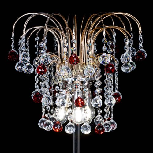 Торшер Акация шар красный в Сочи Гусь Хрустальный