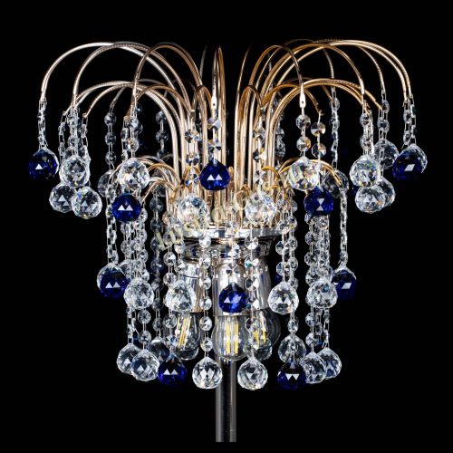 Торшер Акация шар синий в Сочи Гусь Хрустальный