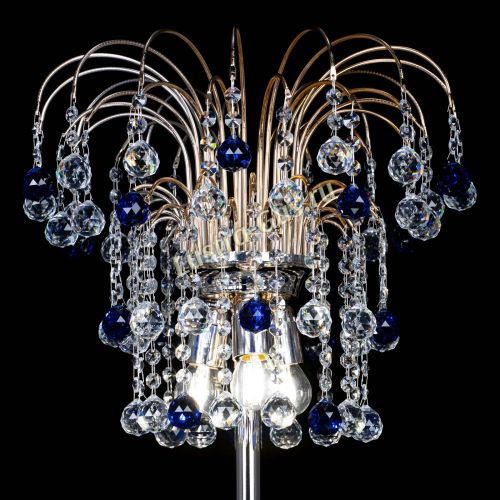 Торшер Акация шар синий в Сочи Гусь Хрустальный