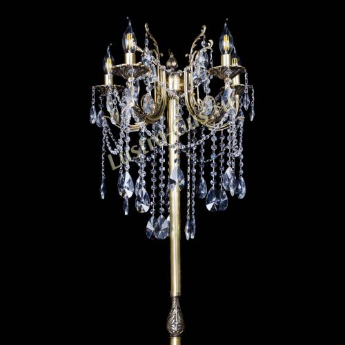 Бронзовый торшер Матильда №2 лучик в Сочи Гусь Хрустальный