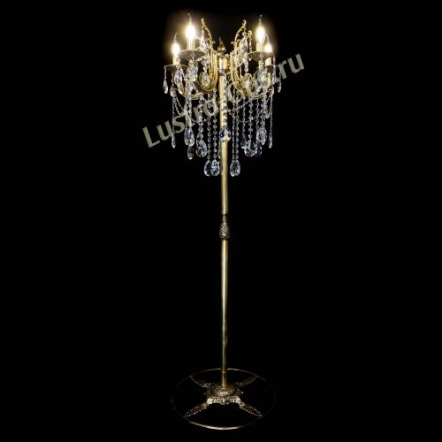 Бронзовый торшер Матильда №2 журавлик в Сочи Гусь Хрустальный