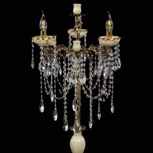 Торшер бронзовый Оникс №3/2 журавлик в Сочи Гусь Хрустальный