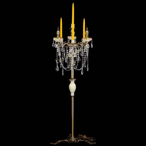 Торшер бронзовый Оникс №3 баден в Сочи Гусь Хрустальный