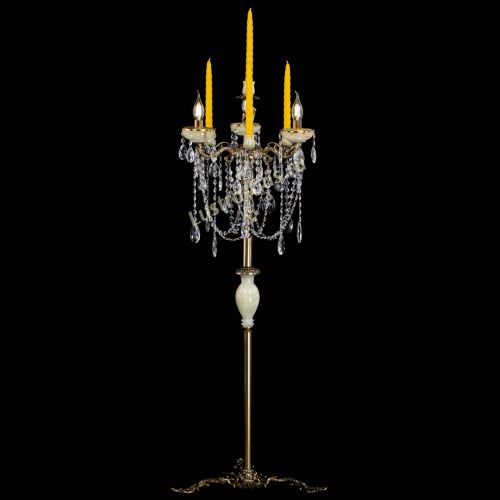 Торшер бронзовый Оникс №3 баден в Сочи Гусь Хрустальный