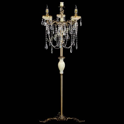 Торшер бронзовый Оникс №3 баден в Сочи Гусь Хрустальный