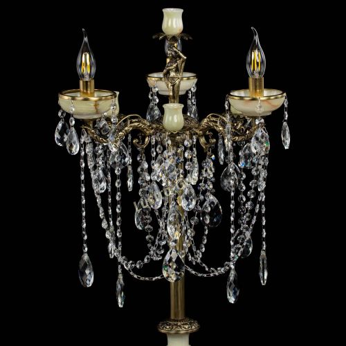 Торшер бронзовый Оникс №3 баден в Сочи Гусь Хрустальный