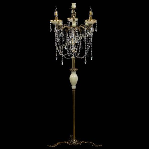 Торшер бронзовый Оникс №3 лучик в Сочи Гусь Хрустальный