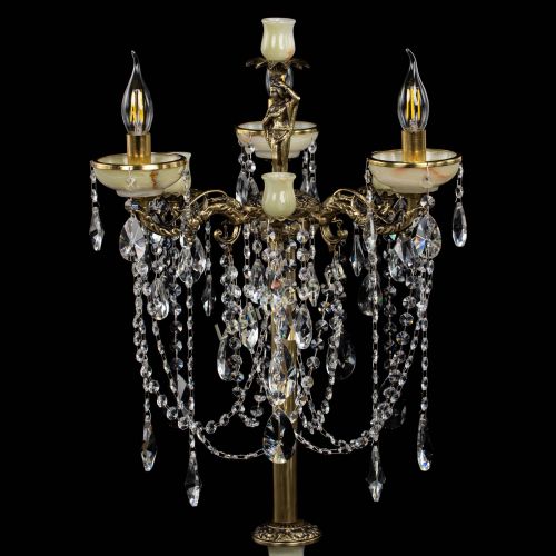 Торшер бронзовый Оникс №3 лучик в Сочи Гусь Хрустальный