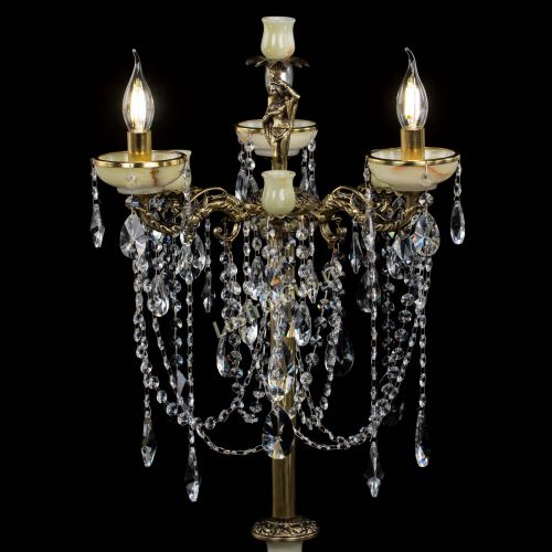 Торшер бронзовый Оникс №3 лучик в Сочи Гусь Хрустальный