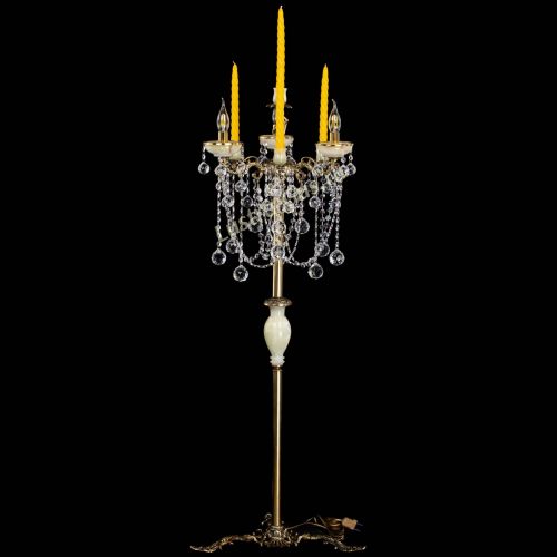 Торшер бронзовый Оникс №3 шар в Сочи Гусь Хрустальный