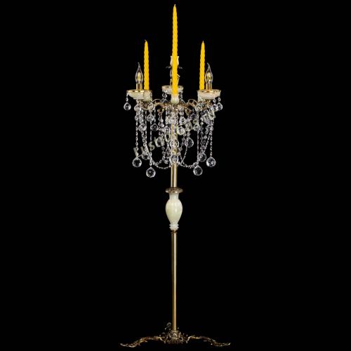 Торшер бронзовый Оникс №3 шар в Сочи Гусь Хрустальный