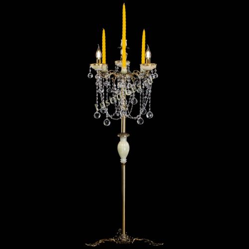 Торшер бронзовый Оникс №3 шар в Сочи Гусь Хрустальный