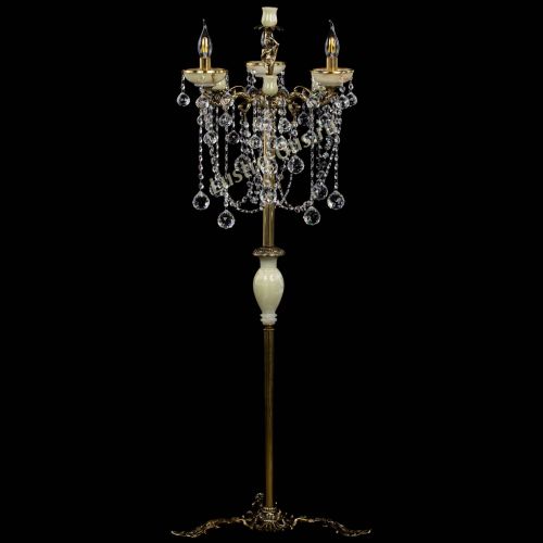 Торшер бронзовый Оникс №3 шар в Сочи Гусь Хрустальный