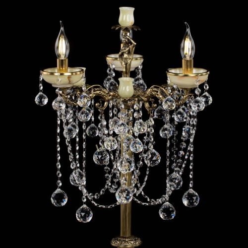 Торшер бронзовый Оникс №3 шар в Сочи Гусь Хрустальный