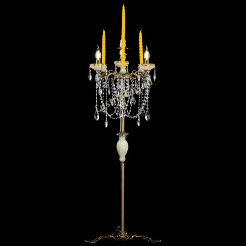 Торшер бронзовый Оникс №3 журавлик в Сочи Гусь Хрустальный