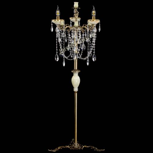 Торшер бронзовый Оникс №3 журавлик в Сочи Гусь Хрустальный