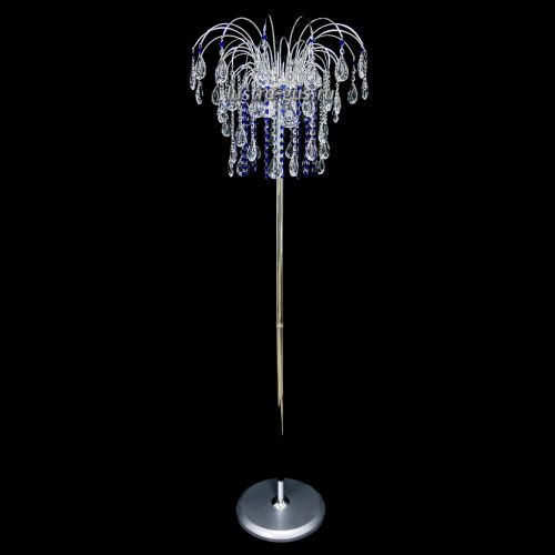 Торшер Каскад кулон короткий цветной в Сочи Гусь Хрустальный