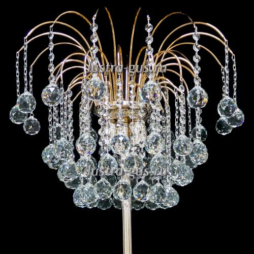 Торшер Каскад шар 40 короткий в Сочи Гусь Хрустальный