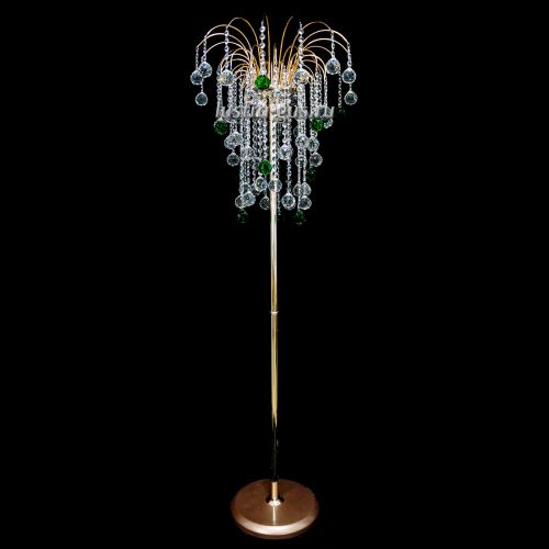 Торшер Каскад Шар средний цветной в Сочи Гусь Хрустальный