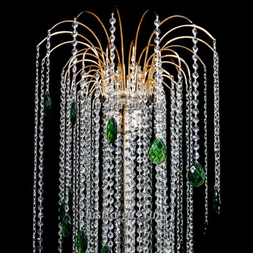 Торшер Каскад Винтаж длинный цветной в Сочи Гусь Хрустальный