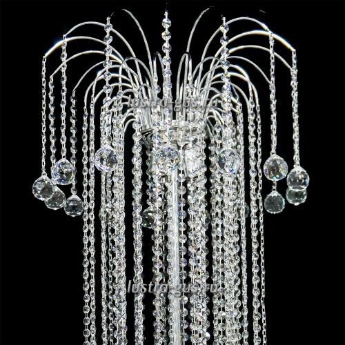 Торшер Каскад высокий в Сочи Гусь Хрустальный