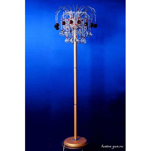 Торшер С нарядом Шар красный в Сочи Гусь Хрустальный