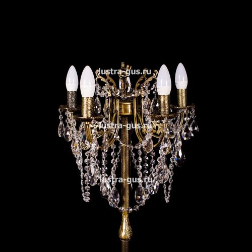 Торшер Изабелла 5 ламп в Сочи Гусь Хрустальный