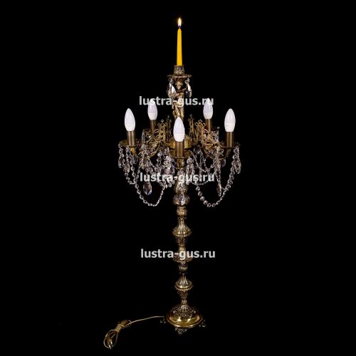 Торшер Изабелла богиня журавлик 5 ламп в Сочи Гусь Хрустальный